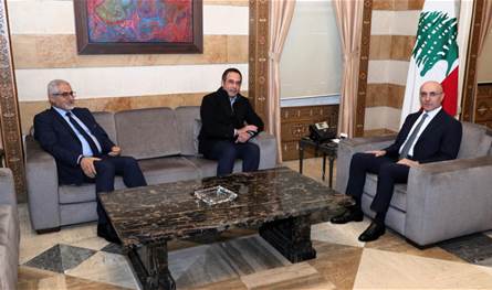 الحجار عرض الاوضاع وشؤونا انمائية مع النواب بدر وعطية والبعريني