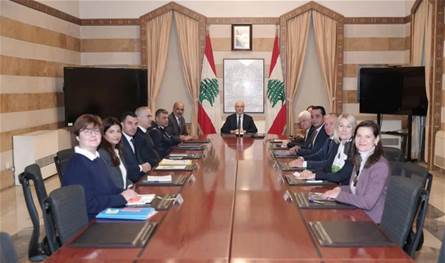 الحجار بحث مع وفد أممي خطة العودة المنظمة للنازحين السوريين