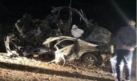 بالفيديو... إستهداف سيارة على طريق ميفدون - زوطر