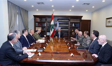 عون ترأس اجتماعا أمنيا.. وهذا ما قاله عن تحسين رواتب العسكريين