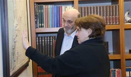 جعجع يستقبل سفيرة تشيكيا في معراب