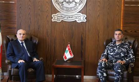 وزير الدفاع استقبل المدير العام لقوى الأمن الداخلي