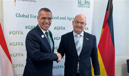  سلسلة لقاءات ثنائية رفيعة المستوى لوزير الزراعة في برلين