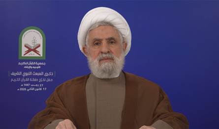 قاسم: السلاح شأن لبناني بحت ولا شأن لإسرائيل به