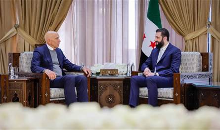 الشرع بحث مع برّاك في التعاون الاقتصاديّ