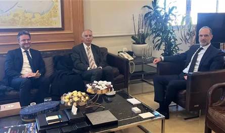 رسامني استقبل السفير الفرنسي وناقش مشاريع النقل