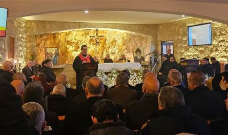 عنايا ودّعت قزحيا عبّود والد رئيس البلدية