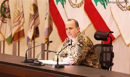 التزام لبناني ببدء نزع سلاح شمال الليطاني.. قائد الجيش إلى واشنطن بداية شباط بـ3 ملفات