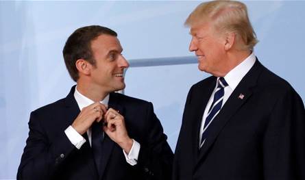 بعد انتقاده للرئيس الفرنسي.. ترامب يكشف رسالة تلقاها من ماكرون وينشرها