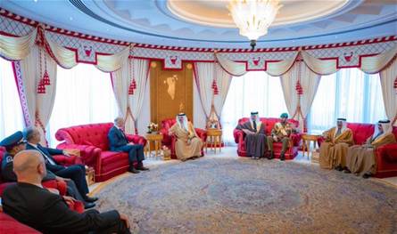 ملك البحرين خلال لقائه الحجار: مستمرون في دعم أمن واستقرار لبنان
