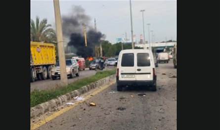 بالفيديو: استهداف سيارة في الزهراني
