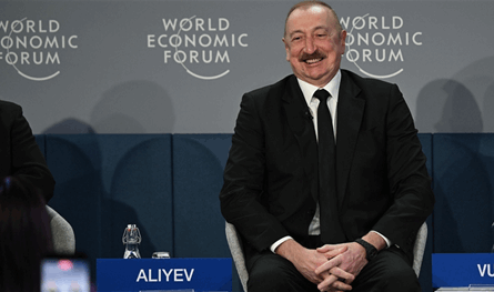 علييف من دافوس: أذربيجان وأرمينيا "أغلقتا صفحة الحرب"