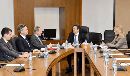 كنعان التقى الموفد الرئاسي الفرنسي وناقش الإصلاح المالي ودعم المودعين