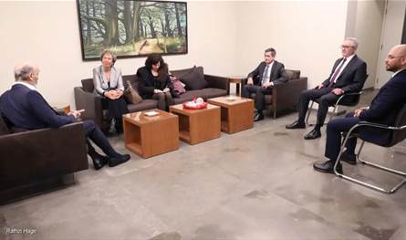 جعجع بحث الملفات اللبنانية والإقليمية والدولية مع السفيرة السويسرية