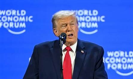 ترامب غادر سويسرا بعد مشاركته في منتدى دافوس