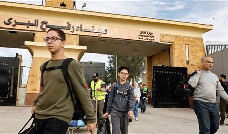 إسرائيل تسعى لتقييد عدد العائدين عبر معبر رفح قبل فتحه الأسبوع المقبل