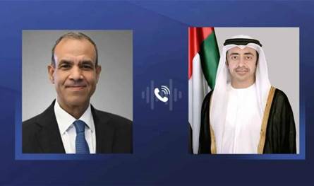 اتصال إماراتي–مصري لبحث تطورات غزة والأوضاع الإقليمية