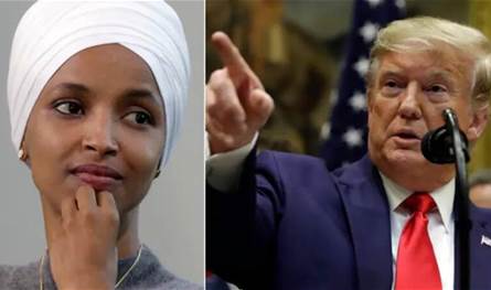 ترامب: للتحقيق مع النائبة إلهان عمر على خلفية ثروتها المالية