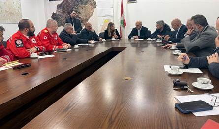 وزير الداخلية عقد في سرايا طرابلس اجتماعا موسعا بشأن تداعيات انهيار مبنى القبة