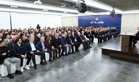 لبنان – جعجع التقى المجلس البلدي في البيرة واطلع على شؤون البلدة