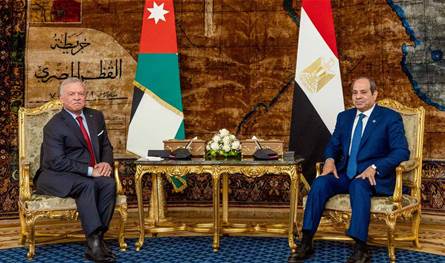 في ظل تهديدات وتصعيد… قمة مصرية أردنية لبحث مستقبل غزة