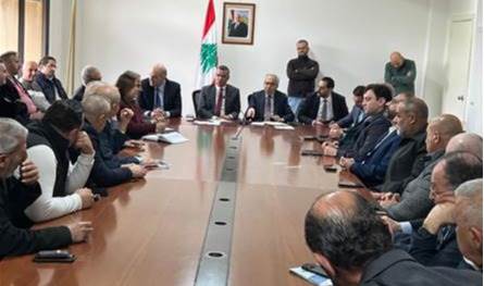 لبنان – اجتماع موسع لوزراء الاقتصاد والزراعة مع النقابات لبحث التحديات وأسعار المواد الغذائية