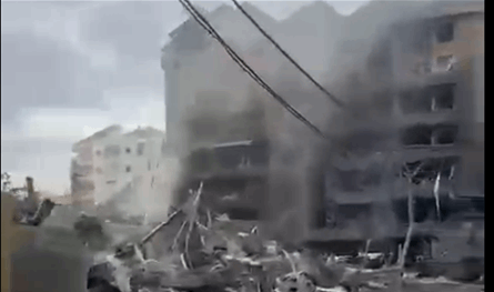 لبنان – لبنان 24 في شارع بافلو.. دمار هائل وصمت مخيف في الضاحية (فيديو)