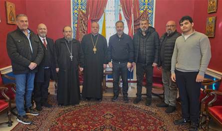 لبنان – وعرض المطران ابراهيم لرئيس بلدية زحلة الوضع في المدينة