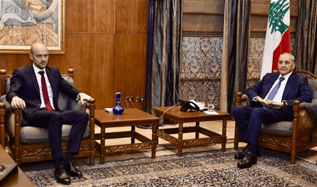 بري استقبل بارو: تطبيق إتّفاق تشرين 2024 والتزام إسرائيل به يُنهي العدوان ويُعيد النازحين