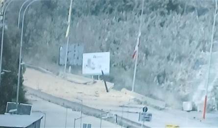 فيديو مرعب… شاهدوا لحظة استهداف جسر القاسمية