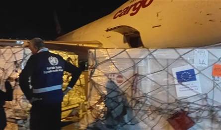 على متنها مستلزمات طبية.. وصول طائرة مساعدات بلجيكية إلى بيروت