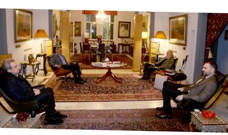 جنبلاط عرض الأوضاع مع ارسلان