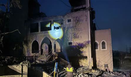 لبنان – استهداف ثان لمقر النائب في بنت جبيل