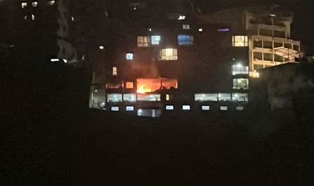 غارة اسرائيلية على بشامون وسقوط شهيدين