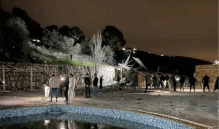 تم قصفه سابقاً.. هجوم إسرائيلي يستهدف "شاليه" في حاصبيا