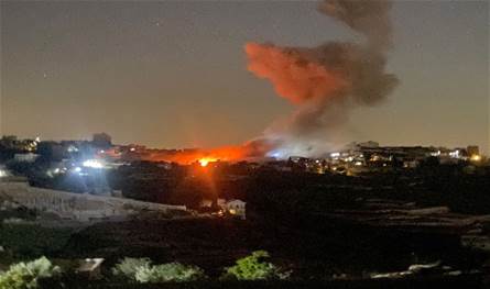 لبنان – في عدشيت…قصف إسرائيلي يستهدف اليونيفيل