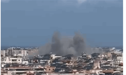 بالفيديو.. غارة إسرائيلية جديدة على الضاحية الجنوبية لبيروت