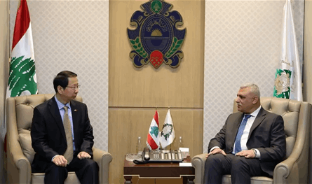 اللواء شقير بحث مع السفير الصيني في تطورات الأوضاع في لبنان والمنطقة
