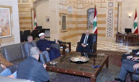 سلام استقبل وفداً من بلدية البرغلية: الدولة إلى جانبكم