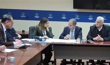 اجتماع في وزارة الطاقة لمتابعة مشروع الصرف الصحي في البترون