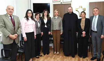 اللبنانية الأولى جالت على "كاريتاس" والمنطقة التربوية في بعبدا: لبنان سينهض من جديد وابناؤه سيبقون محافظين على العيش معا