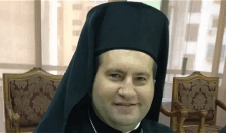 المطران ضاهر يعتذر عن عدم تقبل التهاني بالفصح