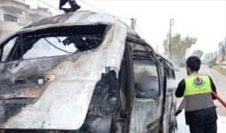 شهداء في الغارة التي استهدفت "فان" على طريق معروب - دردغيا