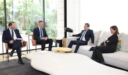 وفد من "الوطني الحر" عرض مع النائبين فرنجيه وطوق للاوضاع وسلمهما مقترح حماية لبنان