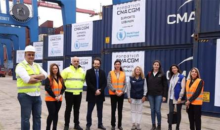 مرفأ بيروت يستقبل 600 طن من المساعدات التركية