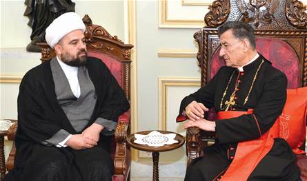 الراعي يصعّد في وجه استباحة ايران وحزب الله والاعتداءات الإسرائيلية.. قبلان:"الحزب"ليس إسرائيل الإرهابية... ولا يجوز تبرير فعل الشيطان