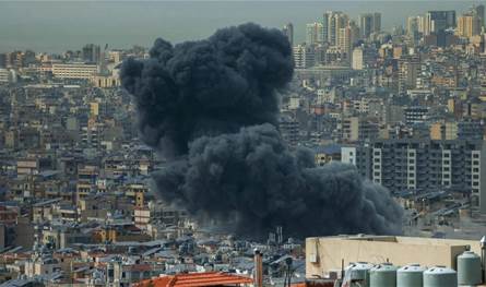 بعد التحذير.. قصف إسرائيلي يستهدف الضاحية