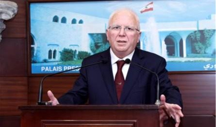 عون ودرغام زارا ضاهر وسكاف وقدما إليهما "مقترح حماية لبنان"