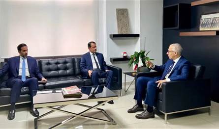 البساط استعرض مع السفير القطري مبادرات دعم الاستقرار الاقتصادي