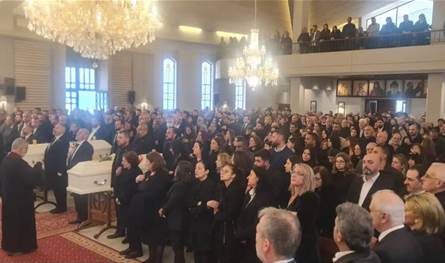 يحشوش ودّعت الشهيدين بيار وفلافيا معوض